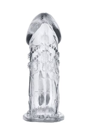 Прозрачная насадка на пенис Uco - 13 см.